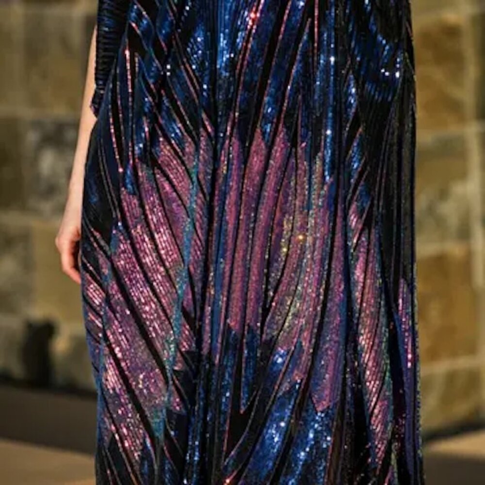 Color-Shifting Sequin Caftan | Jennafer Grace | Petite/XL Fit - Picture 6 of 11